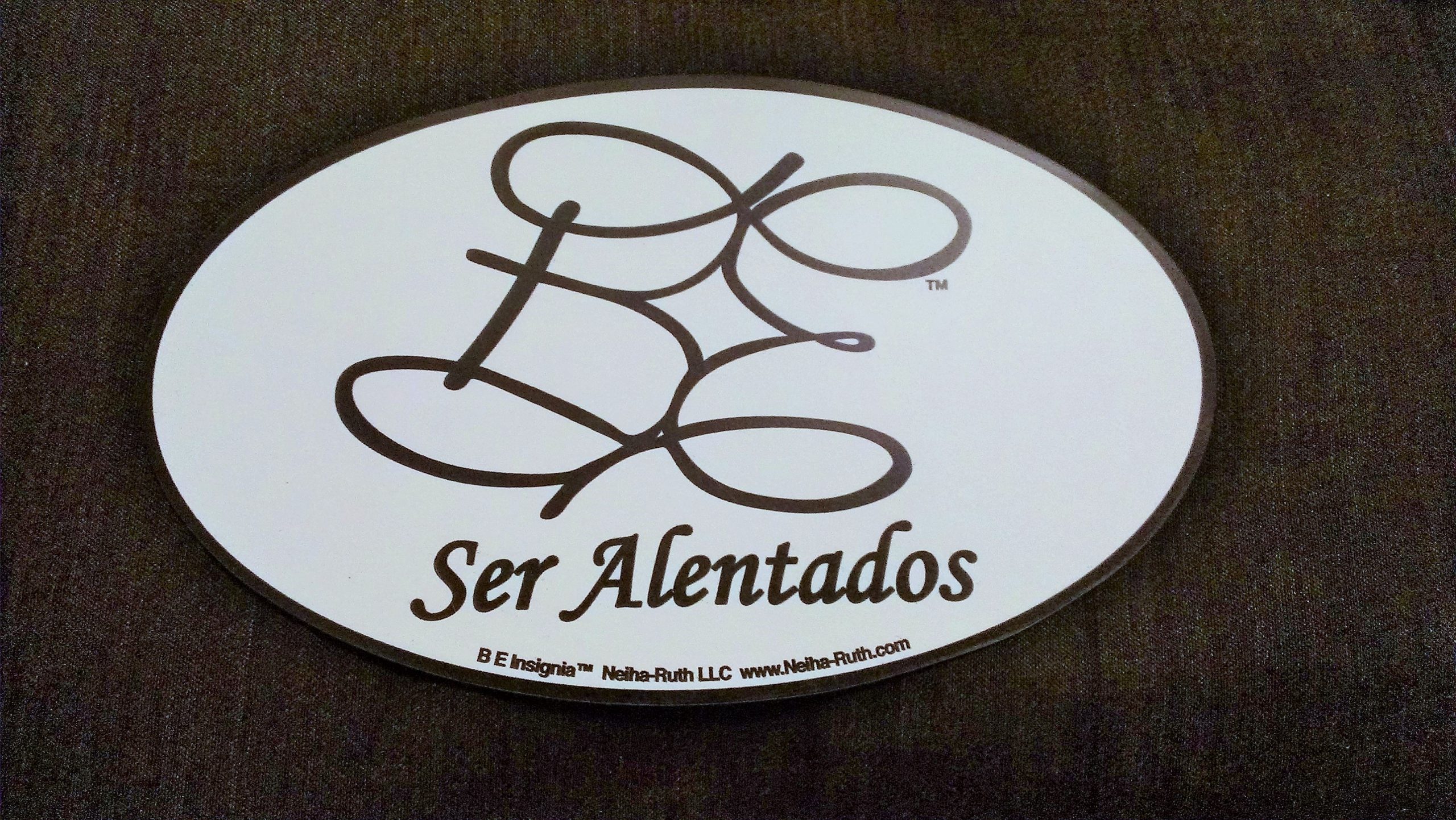 B E Insignia Spanish Magnet