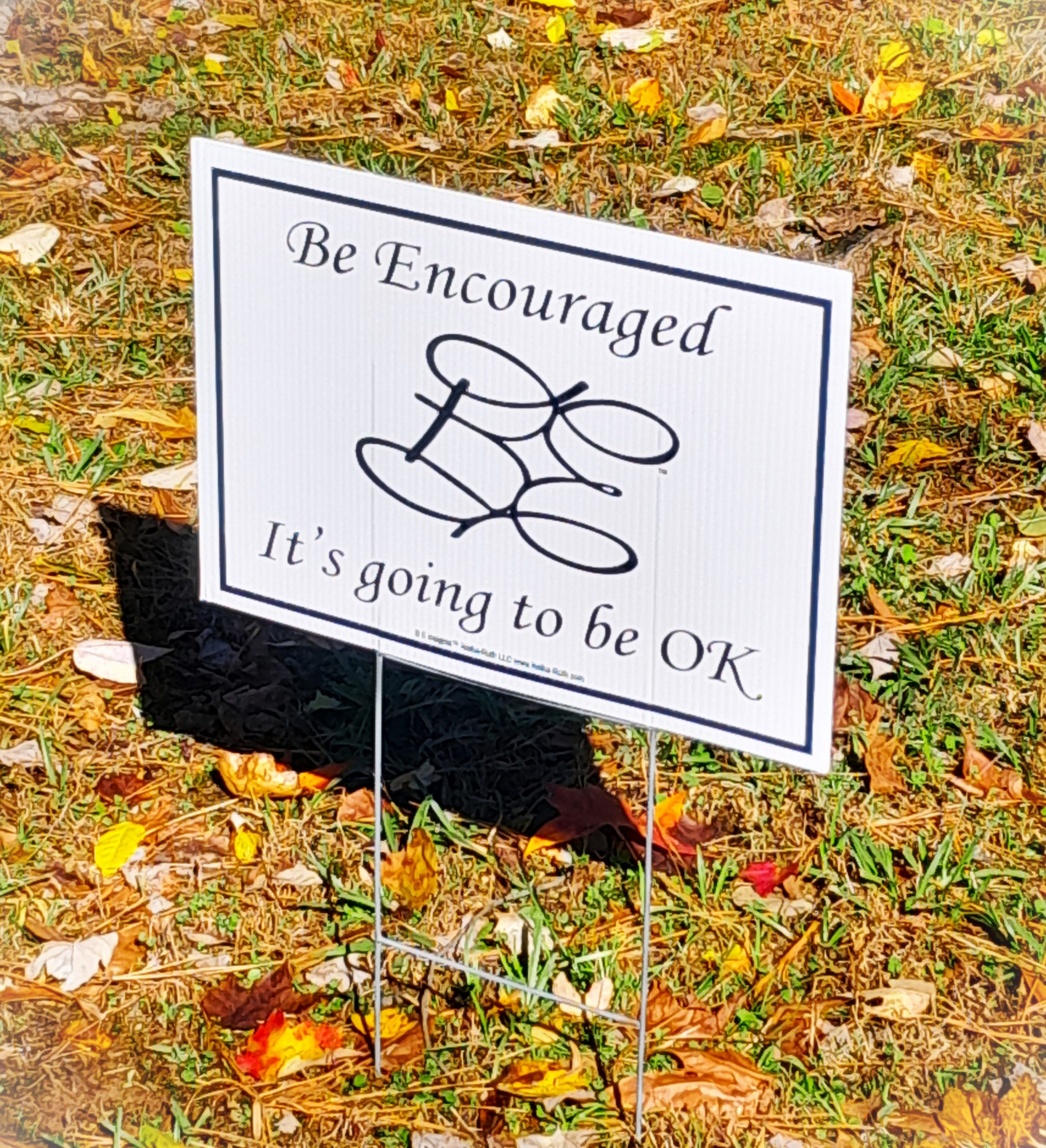 B E Insignia Yard Sign with H Stake Sign Holder - Image 2